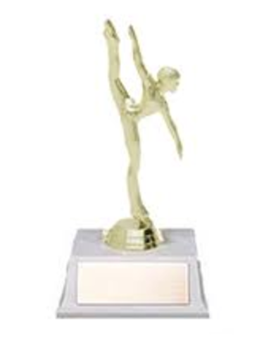 Got a trophy for dance