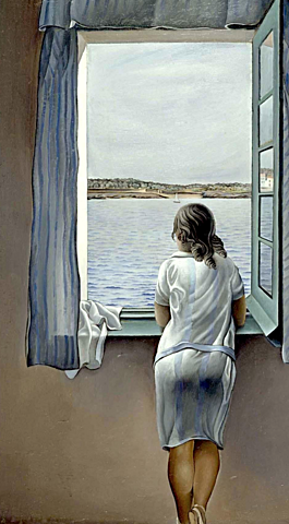 Muchacha en la ventana