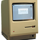 Macintosh 128k transparency
