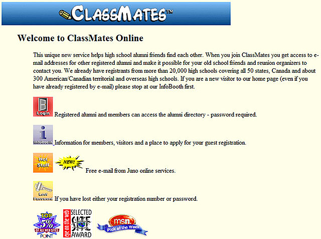 A primeira rede social