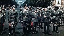 Avance del ejército alemán.