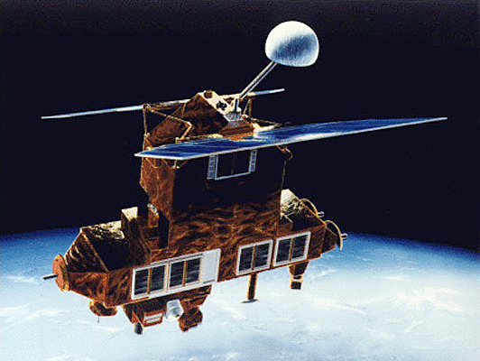 Earth Radiation Budget Satellite deployment