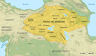 Germánico entronizó a Zenón-Artaxias III en Armenia.