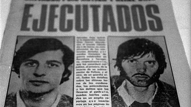 Ejecución del anarquista Salvador Puig Antich y fusilamientos