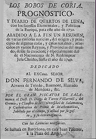 "Almanaques y Pronósticos" por Diego de Torres