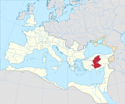 Los reinos clientelares de Ponto y Panfilia fueron unidos a Galacia.