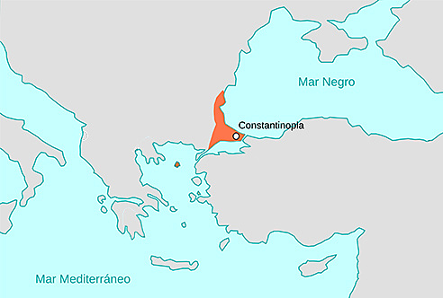 El imperio Turco Otomano toma Constantinopla (Hoy Estambúl)