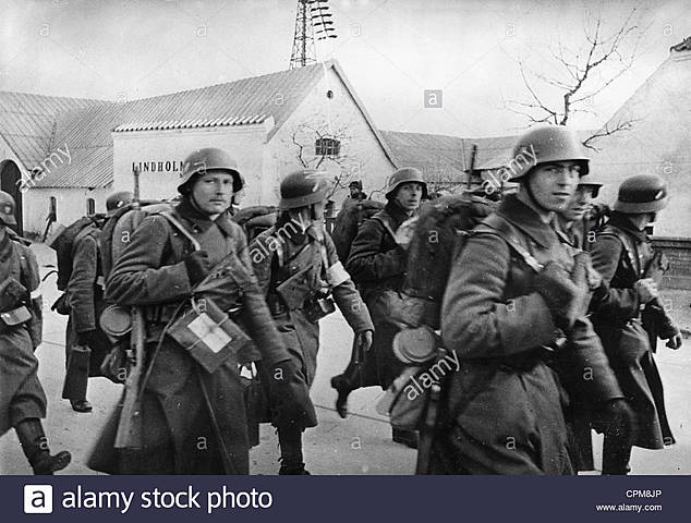 Alemania invade Dinamarca