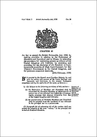 British Nationality Act