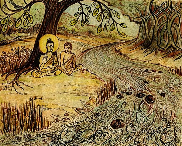 Deciden ir a la ciudad de Savathi para conocer la doctrina de Buda Gotama.