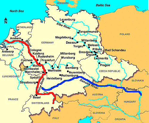 Batalla contra los godos en el Danubio