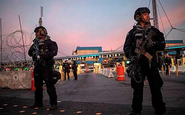 Cierre parcial frontera México-EU