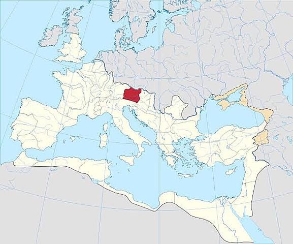 Fundación de otras provincias: Retia y el Nórico.