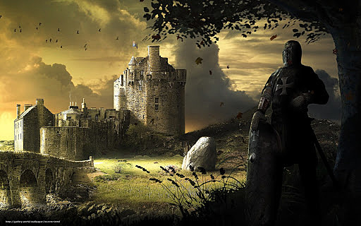 6. Lancelot arrived the castle