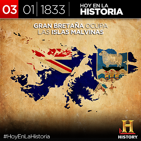 Gran Bretaña ocupa Malvinas
