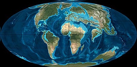 Disposición actual de los continentes