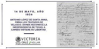 Tratados de Velasco y pérdida del territorio de Texas