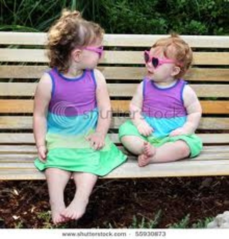 "Jo" and "Di" used to play parts and act in Jo's stories.