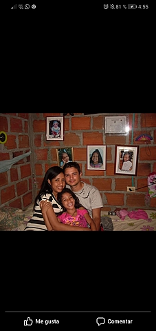 Feliz con mi familia