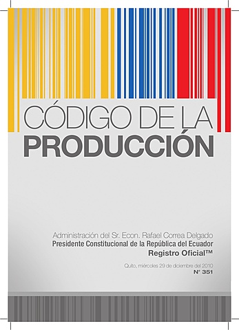 Código de la producción, Comercio e Inversiones