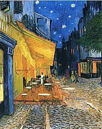 Completion of The Café Terrace on the Place du Forum, Arles, at Night.