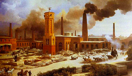 Inicio de la revolución industrial