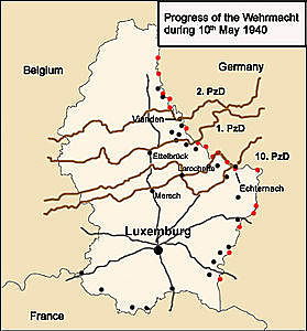 Invasió de Luxemburg, Països Baixos i Bèlgica