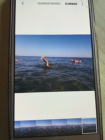 primera vez en la playa