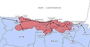 Ocupación del Cantábrico