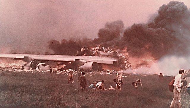 Choque de dos jumbo.