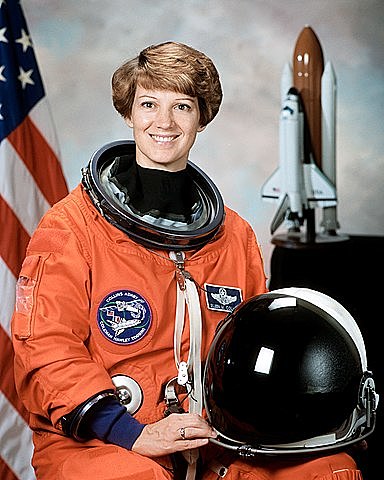 Eileen Collins, the first female pilot and first female commander of a Space Shuttle