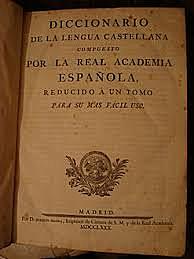 1º edición de la RAE