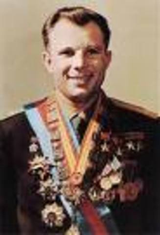 Yuri Gagarin In Space