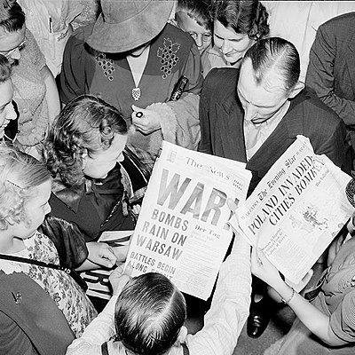 Timeline: Журналистика  США 1910 – 1939-х гг.