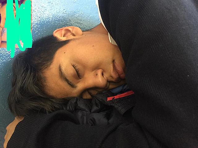 Sleeping student