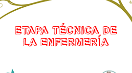 Timeline: Etapa Tecnica del Cuidado
