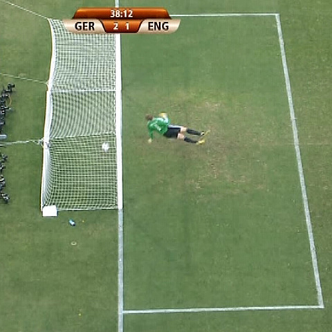 Gol anulado incorrectamente mudnial sudáfrica 2010