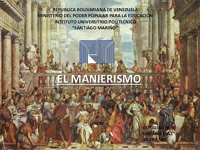 11. EL MANIERISMO