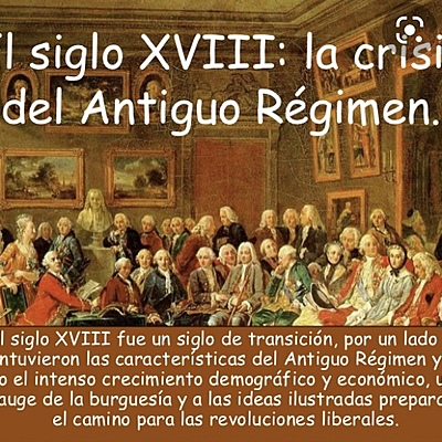 Timeline: EL SIGLO XVIII, LA CRISIS DEL ANTIGUO RÉGIMEN