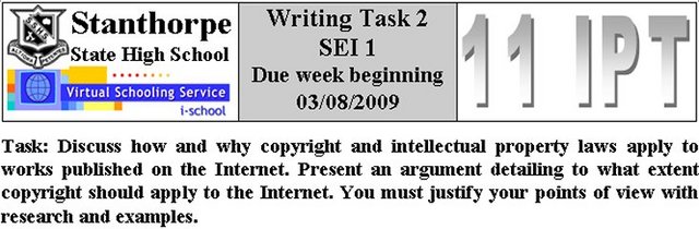 SEI I - Writing Task 2