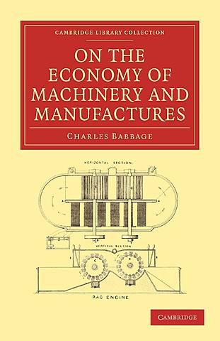 Libro On the Economy of Machinery and Manufactures