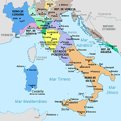 Timeline: UNIFICACIÓN ITALIANA