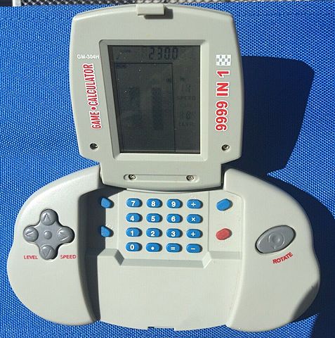 ρ Tetris 9999in 1 Games Calculator Telespiel