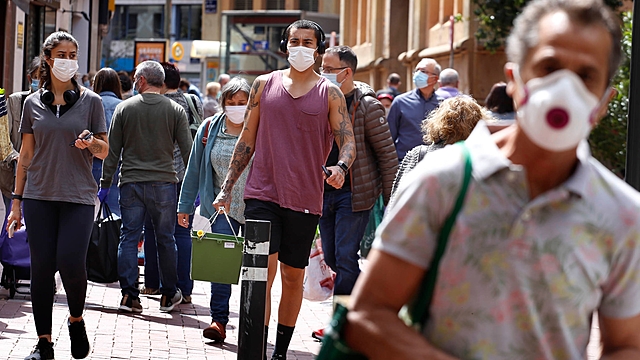 Wearing mask in Spain has become compulsory in public places.