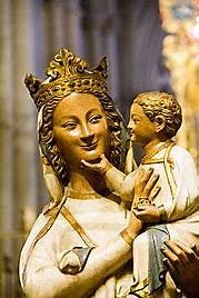 GOTICO-Virgen Blanca de la catedral de Toledo