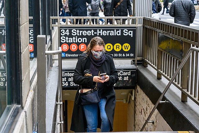 Gov. Andrew M. Cuomo of New York made wearing of facial mask mandatory in public arena