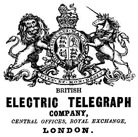 Nace Electric Telegraph Company.