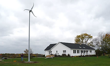 Energie éolienne pour une habitation