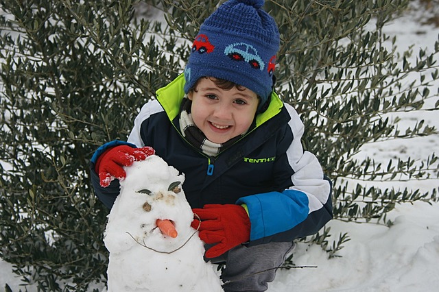 Mi primer muñeco de nieve