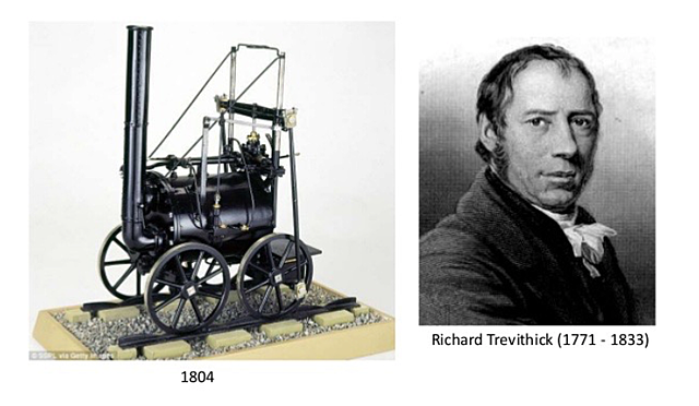 Locomotora de Ferrocarril, Richard Trevithick.